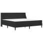 vidaXL Σκελετός κρεβατιού με στρώμα Μαύρο 180 x 200 cm Βελούδο