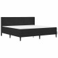 vidaXL Σκελετός κρεβατιού με στρώμα Μαύρο 180 x 200 cm Βελούδο
