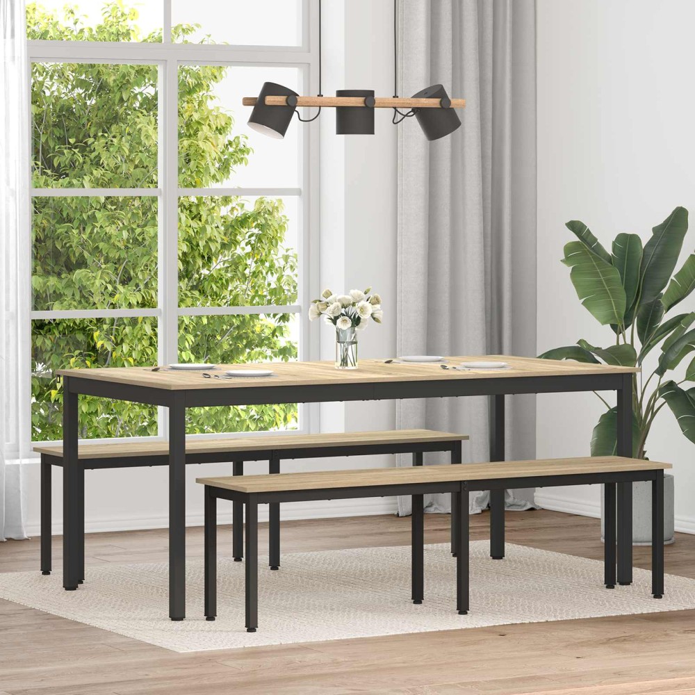 vidaXL Τραπεζαρίες 180 x 90 x 75 cm Επεξεργασμένο Ξύλο Ορθογώνιος