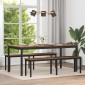 vidaXL Τραπεζαρίες 180 x 90 x 75 cm Επεξεργασμένο Ξύλο Ορθογώνιος