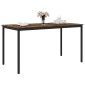 vidaXL Υποστηρικτικό Τραπεζάκι Μπαρ Επεξεργασμένο Ξύλο Ορθογώνιος