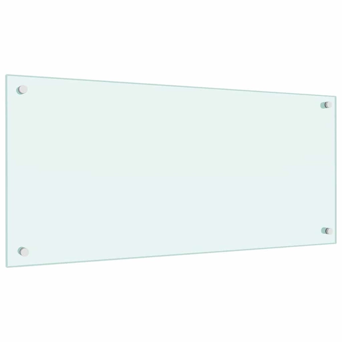 vidaXL Πλάτη κουζίνας 2 τμχ. Λευκό 90 x 40 cm σκληρυμένο γυαλί