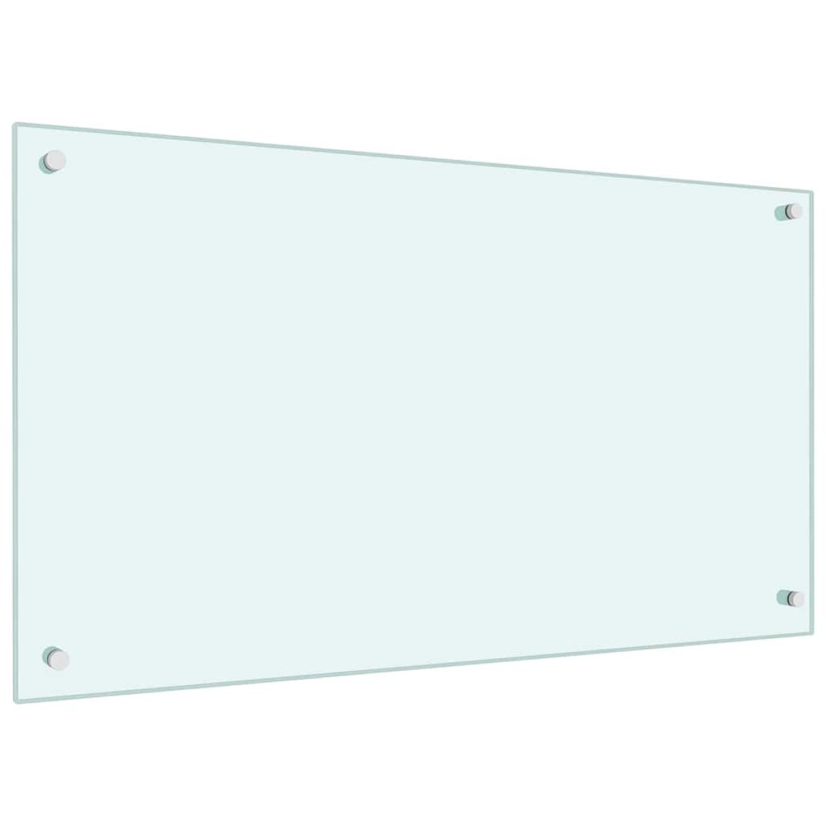 vidaXL Πλάτη κουζίνας 2 τμχ. Λευκό 90 x 50 cm σκληρυμένο γυαλί