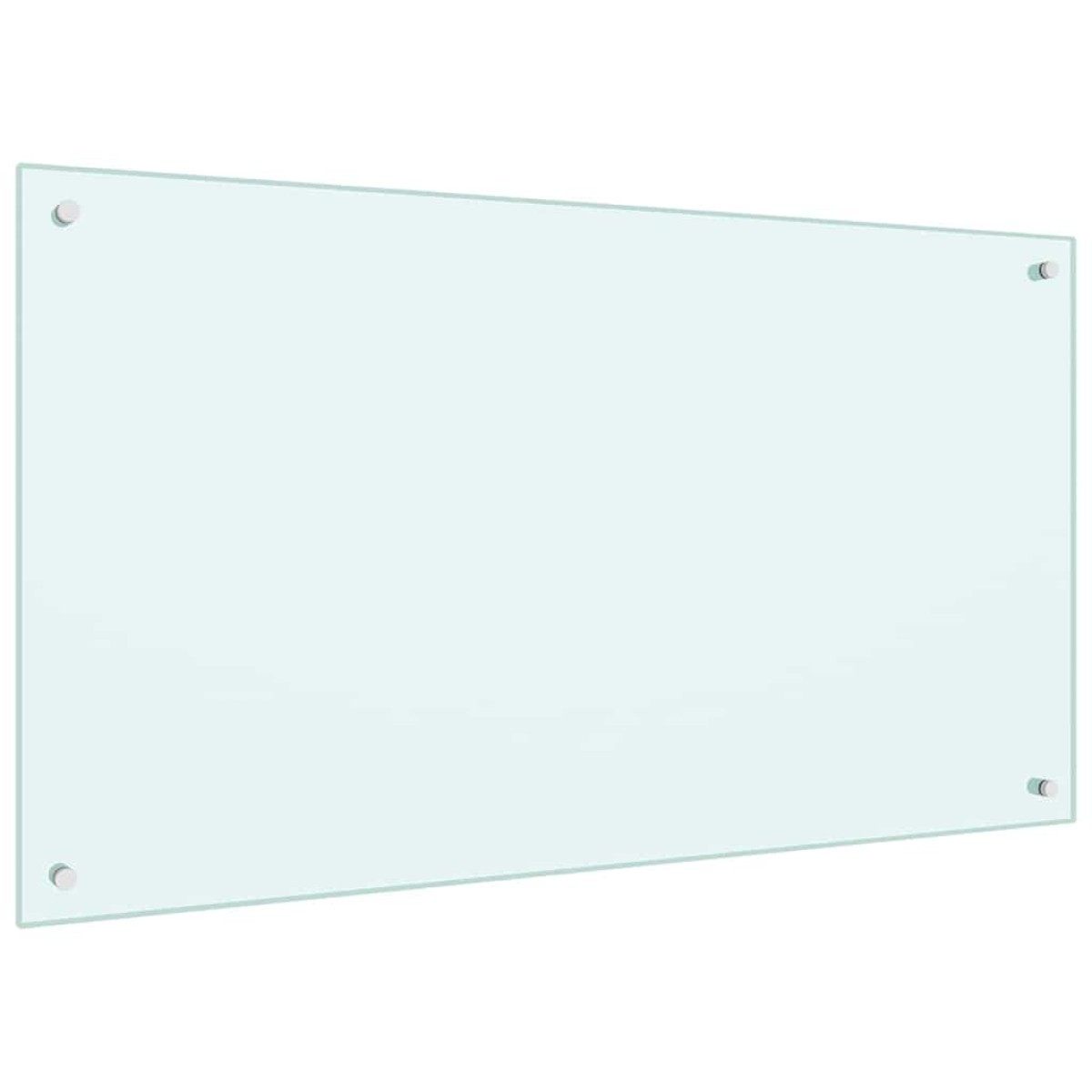 vidaXL Πλάτη κουζίνας 2 τμχ. Λευκό 100 x 60 cm σκληρυμένο γυαλί
