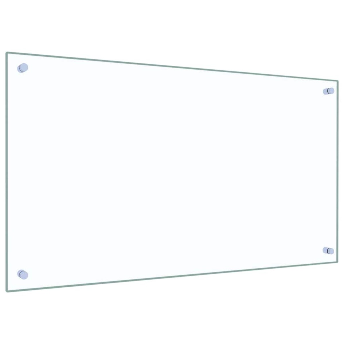 vidaXL Πλάτη κουζίνας 2 τμχ. Διαφανές 90 x 50 cm σκληρυμένο γυαλί