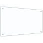vidaXL Πλάτη κουζίνας 2 τμχ. Διαφανές 90 x 50 cm σκληρυμένο γυαλί