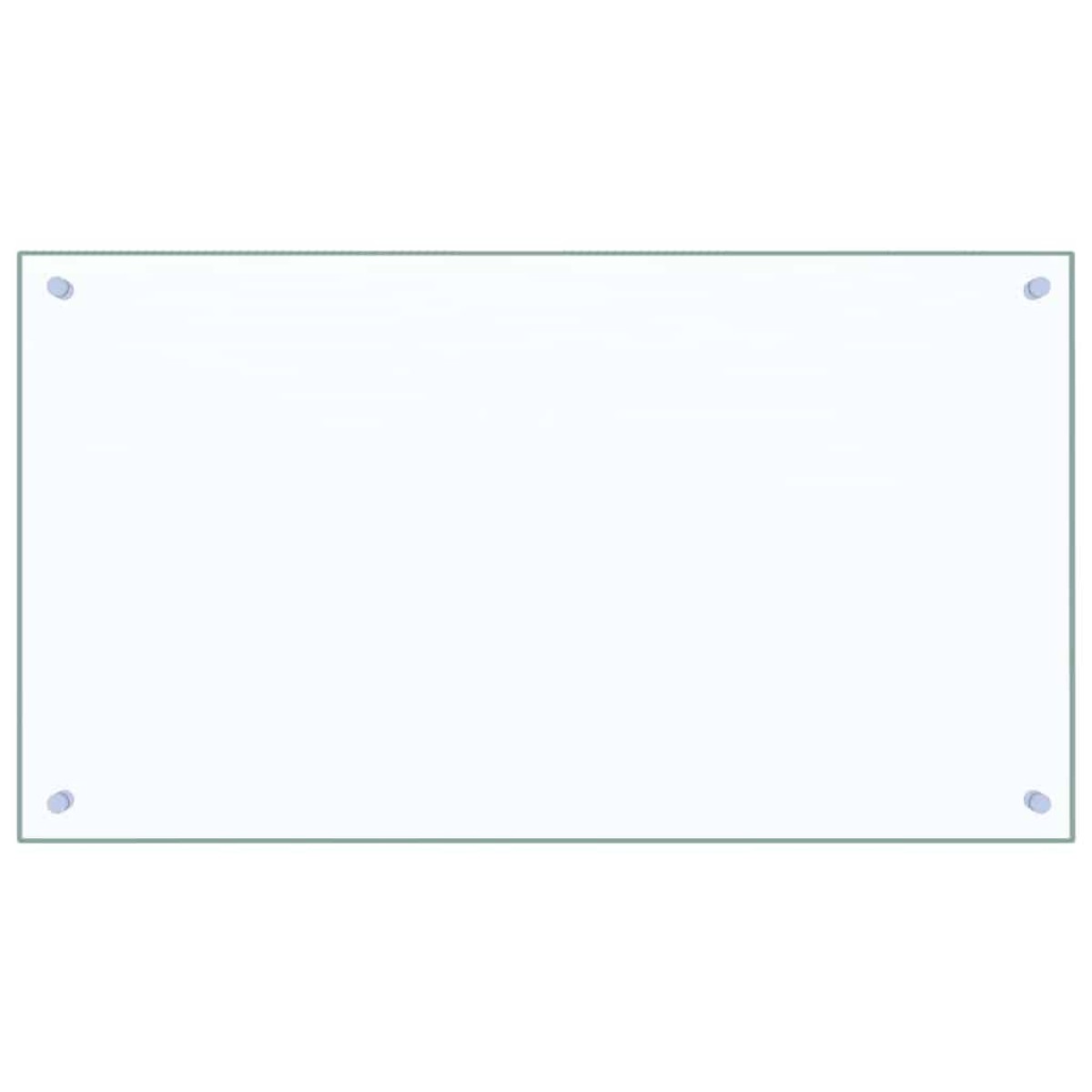 vidaXL Πλάτη κουζίνας 2 τμχ. Διαφανές 90 x 50 cm σκληρυμένο γυαλί