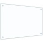 vidaXL Πλάτη κουζίνας 2 τμχ. Διαφανές 90 x 60 cm σκληρυμένο γυαλί