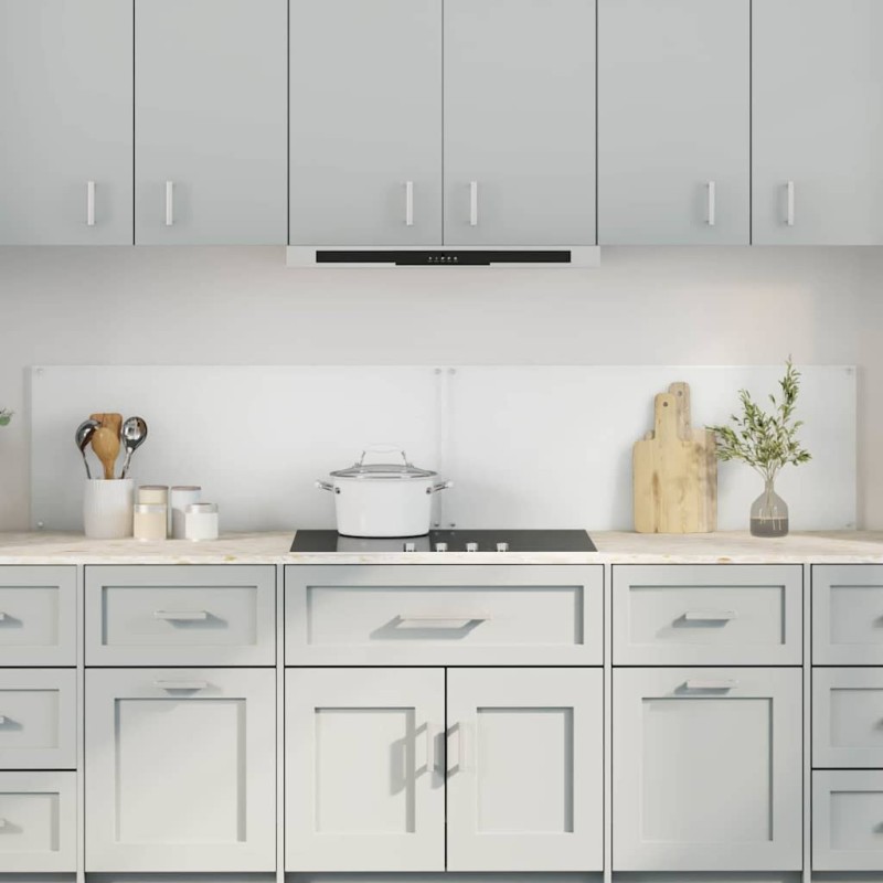 vidaXL Πλάτη κουζίνας 2 τμχ. Διαφανές 100 x 40 cm σκληρυμένο γυαλί