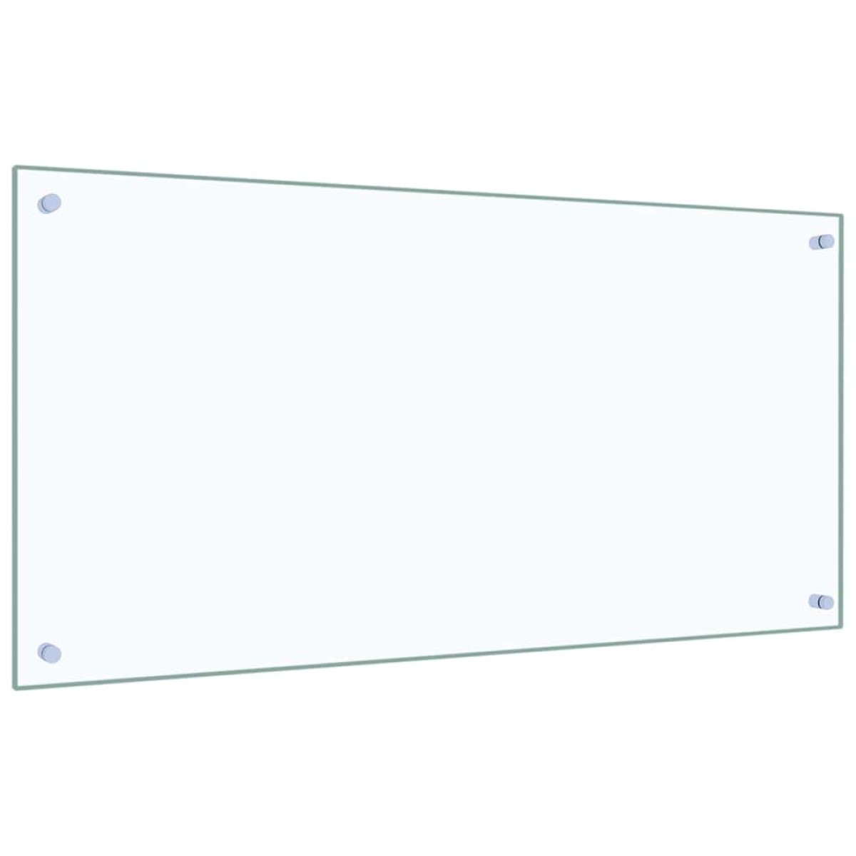 vidaXL Πλάτη κουζίνας 2 τμχ. Διαφανές 100 x 50 cm σκληρυμένο γυαλί