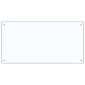 vidaXL Πλάτη κουζίνας 2 τμχ. Διαφανές 100 x 50 cm σκληρυμένο γυαλί