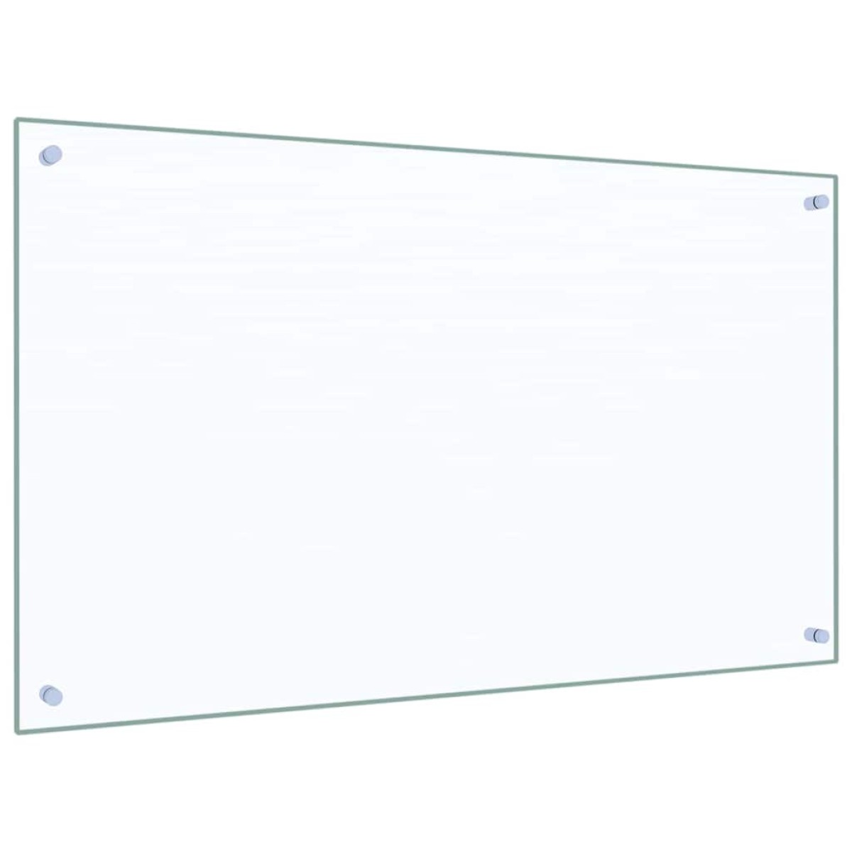 vidaXL Πλάτη κουζίνας 2 τμχ. Διαφανές 100 x 60 cm σκληρυμένο γυαλί