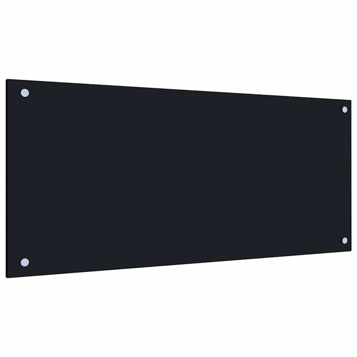 vidaXL Πλάτη κουζίνας 2 τμχ. Μαύρο 90 x 40 cm σκληρυμένο γυαλί