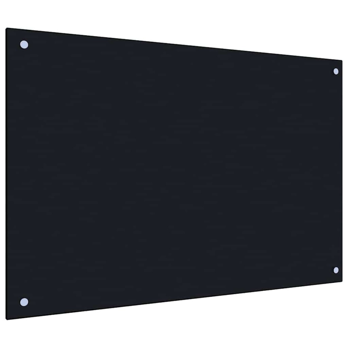 vidaXL Πλάτη κουζίνας 2 τμχ. Μαύρο 90 x 60 cm σκληρυμένο γυαλί