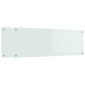 vidaXL Πλάτη κουζίνας 2 τμχ. Λευκό 120 x 40 cm σκληρυμένο γυαλί