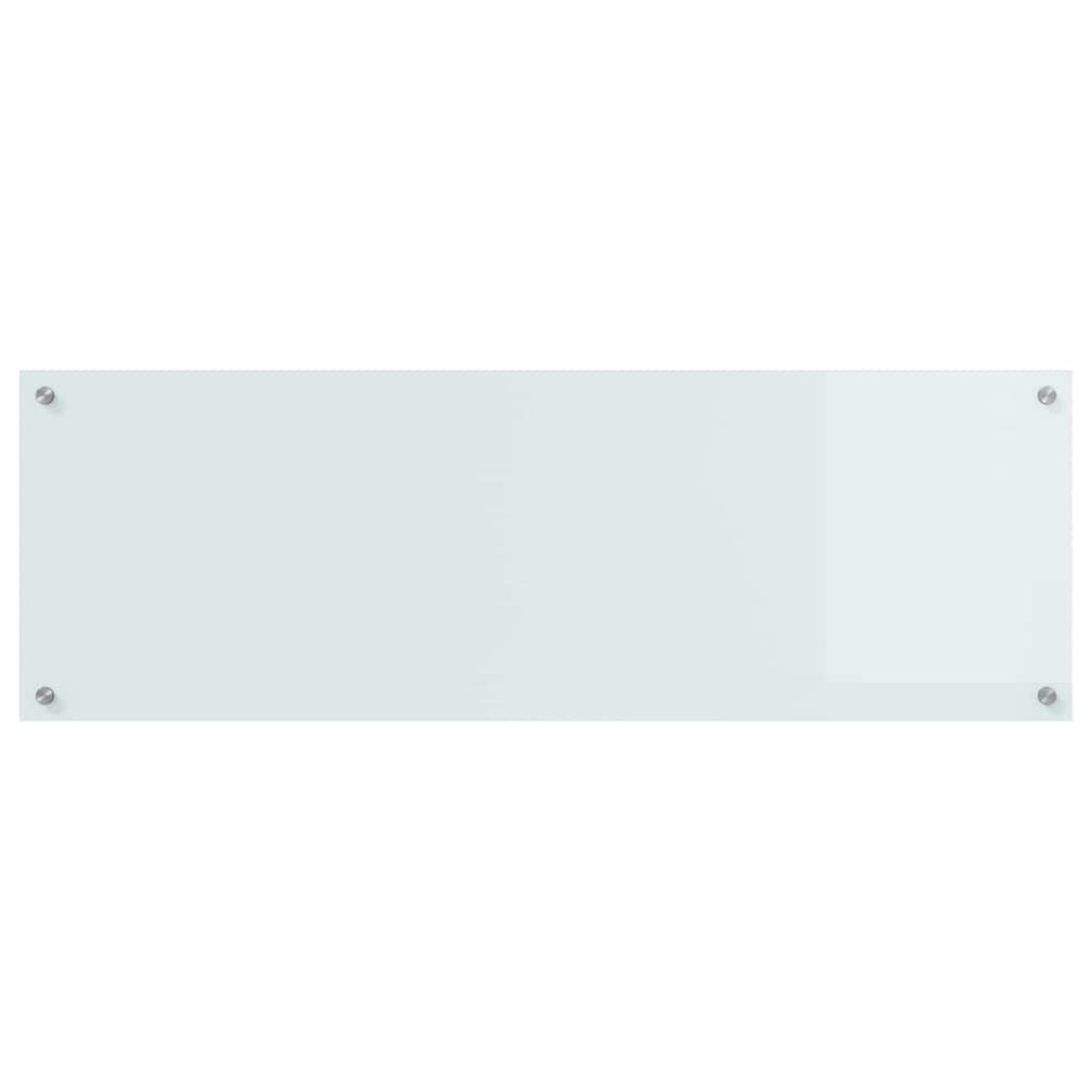 vidaXL Πλάτη κουζίνας 2 τμχ. Λευκό 120 x 40 cm σκληρυμένο γυαλί