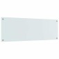 vidaXL Πλάτη κουζίνας 2 τμχ. Λευκό 120 x 40 cm σκληρυμένο γυαλί