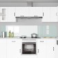 vidaXL Πλάτη κουζίνας 2 τμχ. Λευκό 120 x 50 cm σκληρυμένο γυαλί
