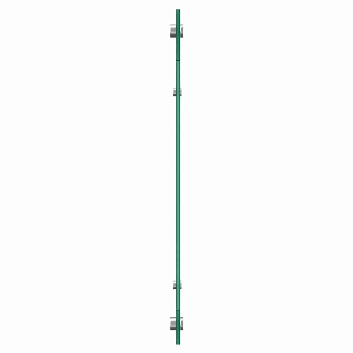 vidaXL Πλάτη κουζίνας 2 τμχ. Λευκό 120 x 50 cm σκληρυμένο γυαλί