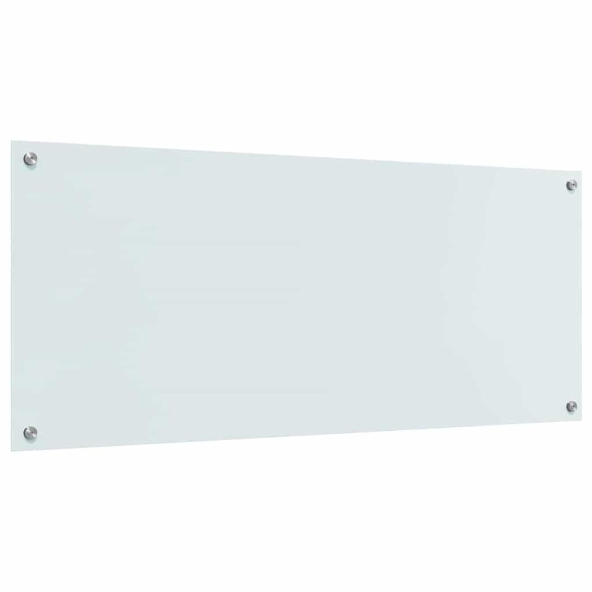 vidaXL Πλάτη κουζίνας 2 τμχ. Λευκό 120 x 50 cm σκληρυμένο γυαλί