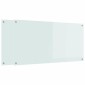 vidaXL Πλάτη κουζίνας 2 τμχ. Λευκό 120 x 60 cm σκληρυμένο γυαλί