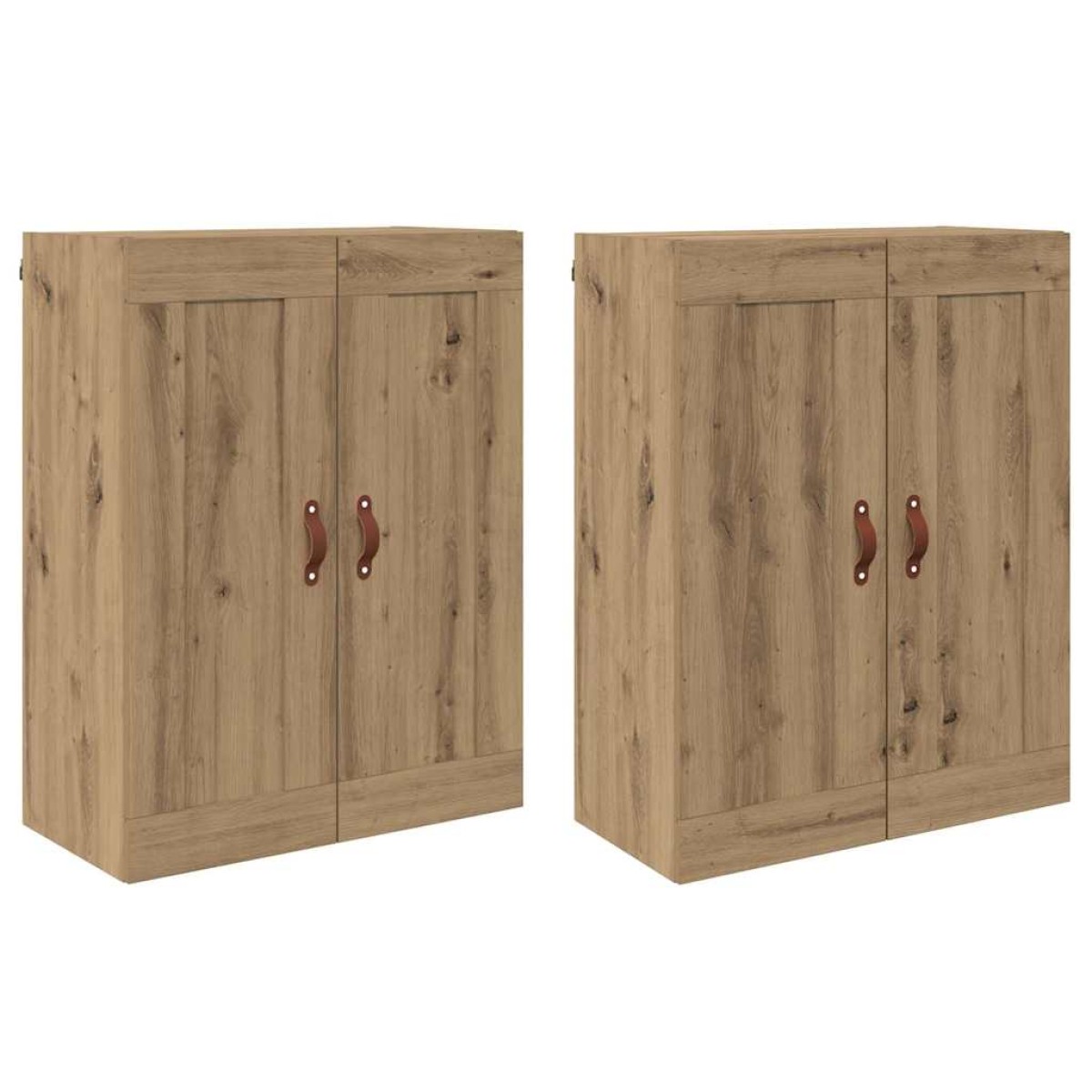 vidaXL Ντουλάπα τοίχου 2 τμχ. Artisan Oak 69,5 x 34 x 90 εκ.