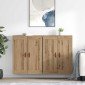 vidaXL Ντουλάπα τοίχου 2 τμχ. Artisan Oak 69,5 x 34 x 90 εκ.
