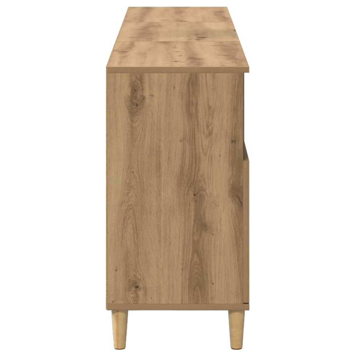 vidaXL Παραδοσιακά Πλευρικά Έπιπλα 3 τμχ. Artisan Oak 60 x 35 x 70 cm