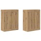 vidaXL Ντουλάπα τοίχου 2 τμχ. Artisan Oak 69,5 x 34 x 90 εκ.