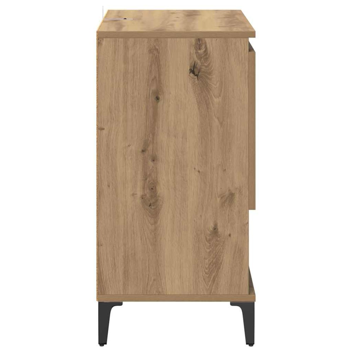 vidaXL Παραδοσιακά Πλευρικά Έπιπλα 3 τμχ. Artisan Oak 60 x 35 x 70 cm