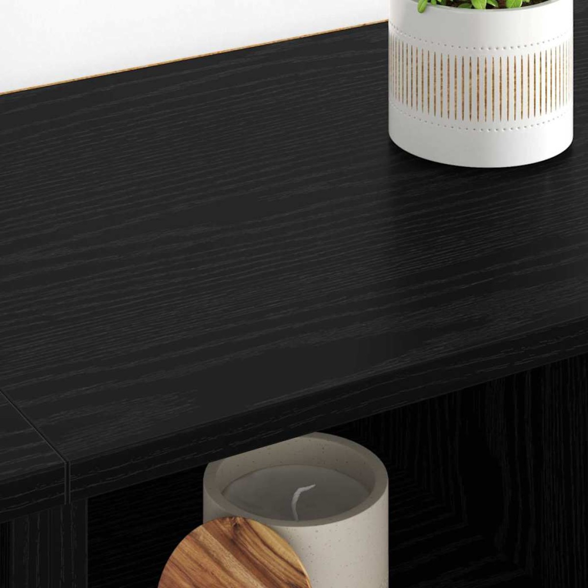 vidaXL Παραδοσιακά Πλευρικά Έπιπλα 2 τμχ. Μαύρη Οξυά 60 x 35 x 70 cm