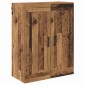 vidaXL Highboard 2 τμχ. Παλιό Ξύλο 69,5 x 34 x 180 εκ.