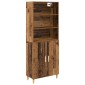 vidaXL Highboard Παλιό Ξύλο 69,5 x 32,5 x 180 εκ Επεξεργασμένο Ξύλο