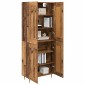 vidaXL Highboard Παλιό Ξύλο 69,5 x 34 x 180 εκ. Επεξεργασμένο Ξύλο