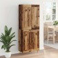 vidaXL Highboard Παλιό Ξύλο 69,5 x 34 x 180 εκ. Επεξεργασμένο Ξύλο