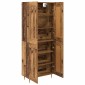 vidaXL Highboard Παλιό Ξύλο 69,5 x 34 x 180 εκ. Επεξεργασμένο Ξύλο