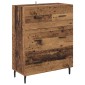 vidaXL Highboard 2 τμχ. Παλιό Ξύλο 69,5 x 32,5 x 180 εκ