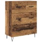 vidaXL Highboard Παλιό Ξύλο 69,5 x 34 x 180 εκ. Επεξεργασμένο Ξύλο