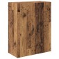 vidaXL Highboard 2 τμχ. Παλιό ξύλο 69,5 x 34 x 180 εκ.