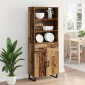 vidaXL Highboard 2 τμχ. Παλιό ξύλο 69,5 x 34 x 180 εκ.
