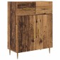 vidaXL Highboard Παλιό Ξύλο 69,5 x 34 x 180 εκ. Επεξεργασμένο Ξύλο