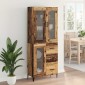 vidaXL Highboard Παλιό Ξύλο 69,5 x 34 x 180 εκ. Επεξεργασμένο Ξύλο