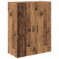 vidaXL Highboard 2 τμχ. Παλιό Ξύλο 69,5 x 34 x 180 εκ.