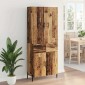 vidaXL Highboard Παλιό Ξύλο 69,5 x 34 x 180 εκ. Επεξεργασμένο Ξύλο