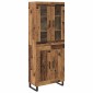 vidaXL Highboard 2 τμχ. Παλιό Ξύλο 69,5 x 34 x 180 εκ.