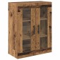vidaXL Highboard 2 τμχ. Παλιό Ξύλο 69,5 x 34 x 180 εκ.