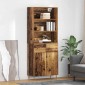 vidaXL Highboard Παλιό ξύλο 69,5 x 34 x 180 εκ. Επεξεργασμένο Ξύλο