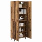 vidaXL Highboard 2 τμχ. Παλιό Ξύλο 69,5 x 34 x 180 εκ.