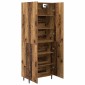 vidaXL Highboard 2 τμχ. Παλιό Ξύλο 69,5 x 34 x 180 εκ.