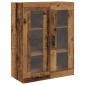 vidaXL Highboard 2 τμχ. Παλιό ξύλο 69,5 x 34 x 180 εκ.
